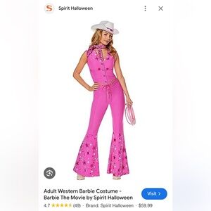BNWT XS Western Barbie Costume